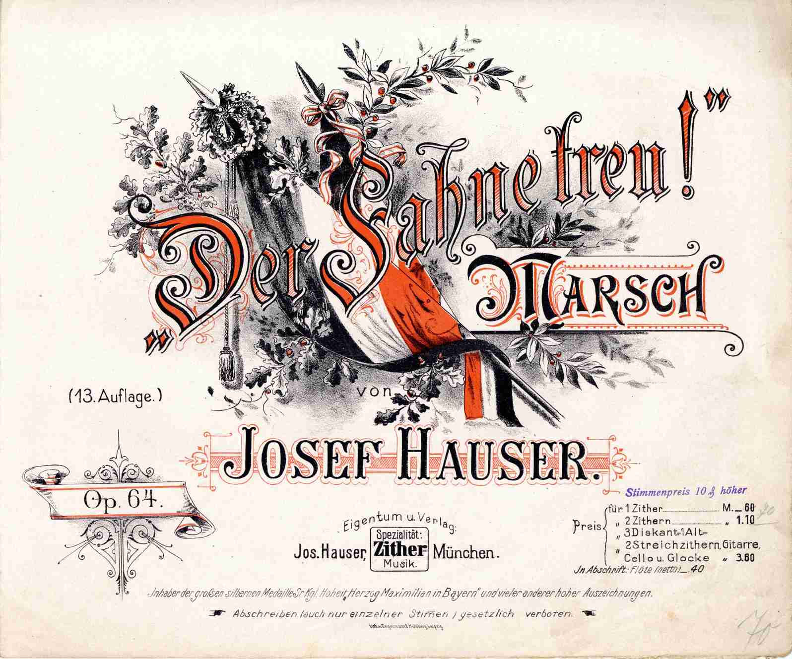 Titelblatt Hauser Der Fahne Treu