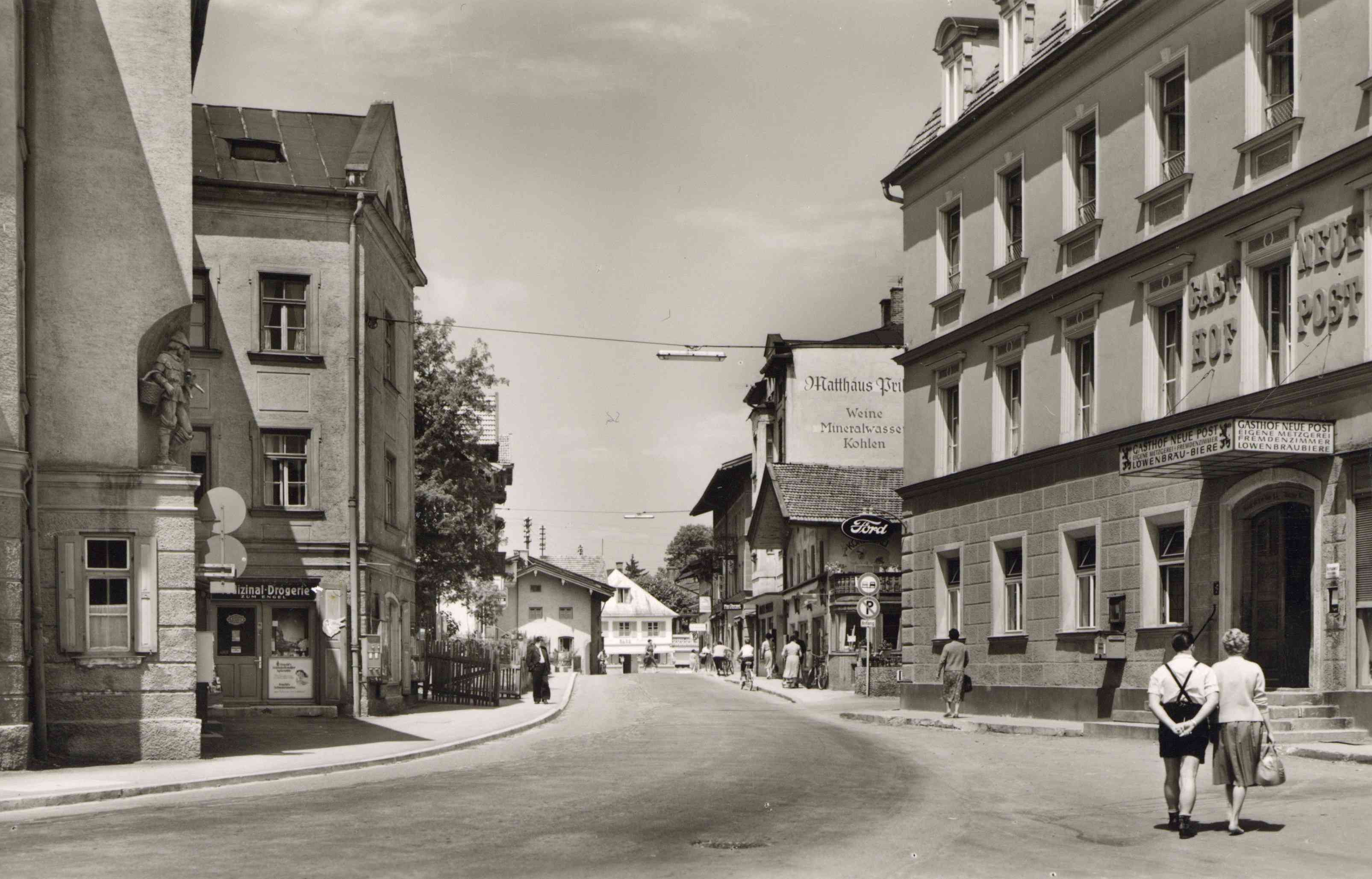 Ansichtskarte Holzkirchen Münchner Srasse Vorne