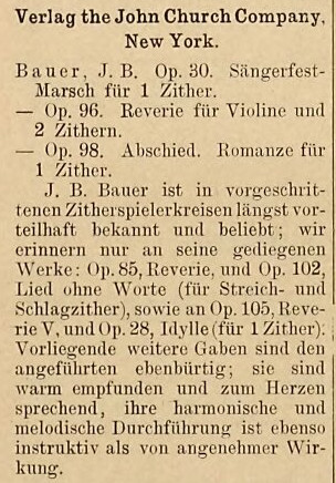 Besprechung Werke aus Verlag Church Co.